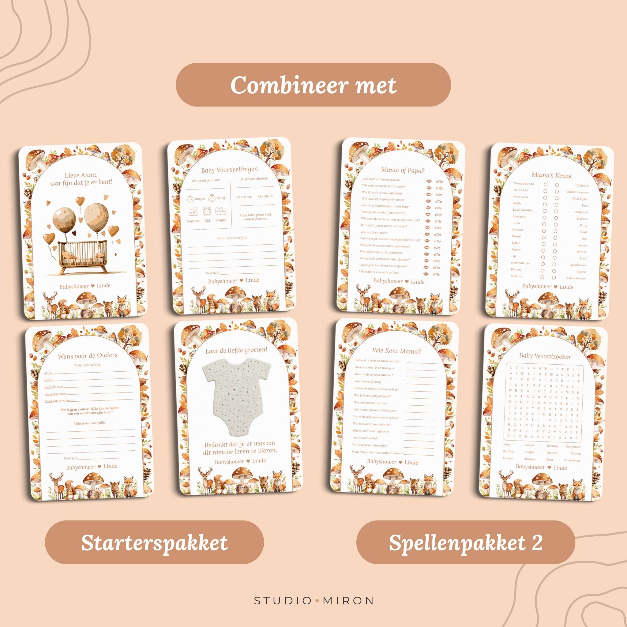 Spellenpakket 1 | Bosdieren