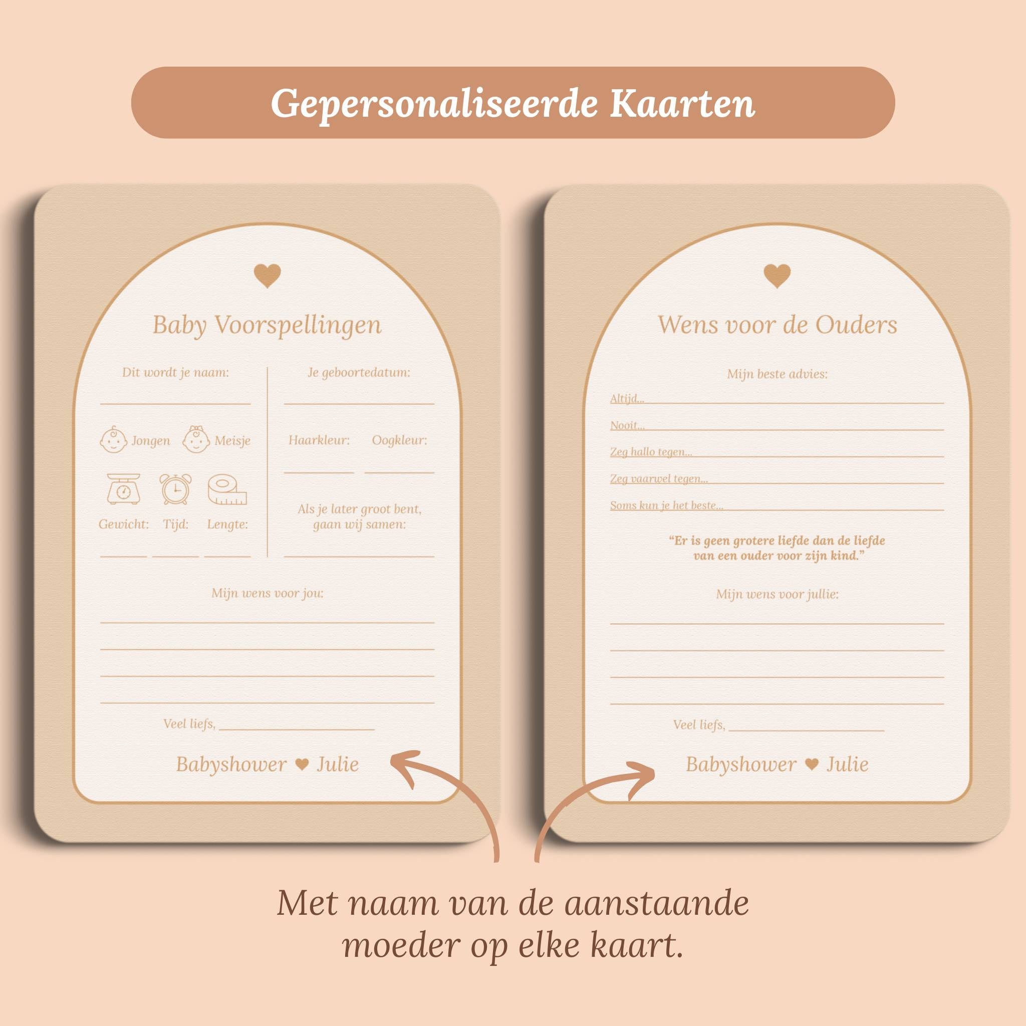 Invulkaarten Pakket | Boho Zand met Beertje