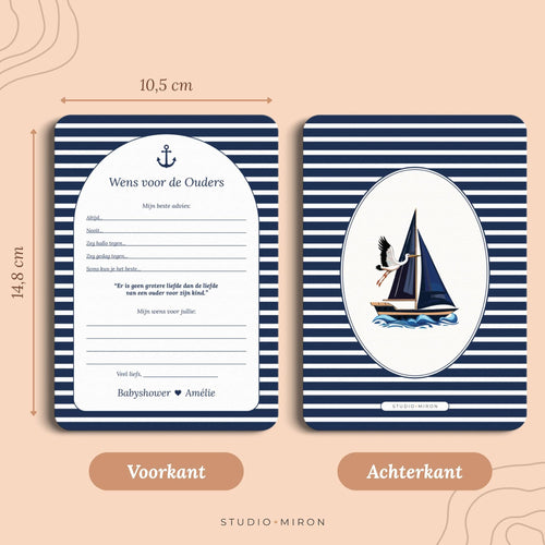 Wens voor de Ouders | Navy Blue