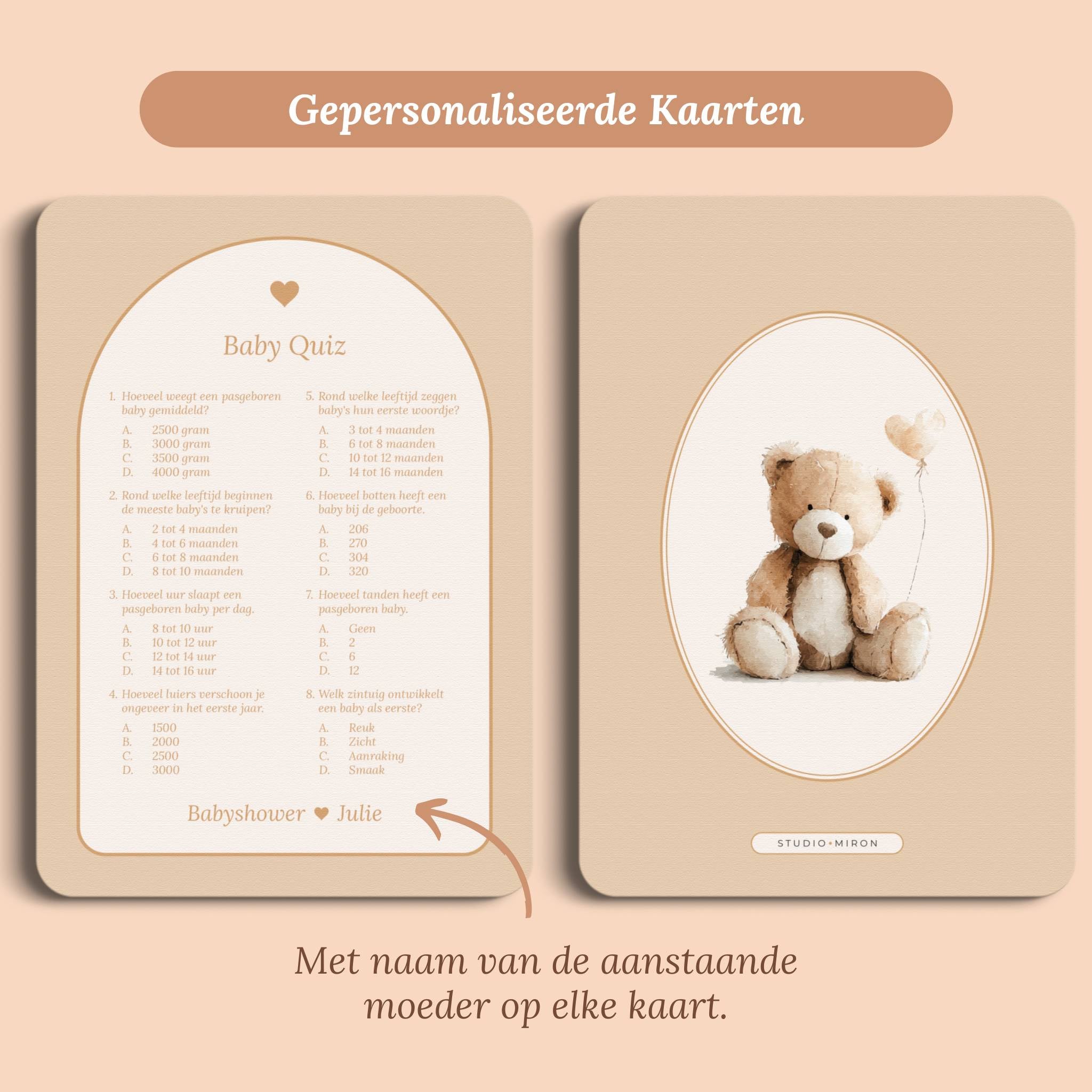 Baby Quiz | Boho Zand met Beertje