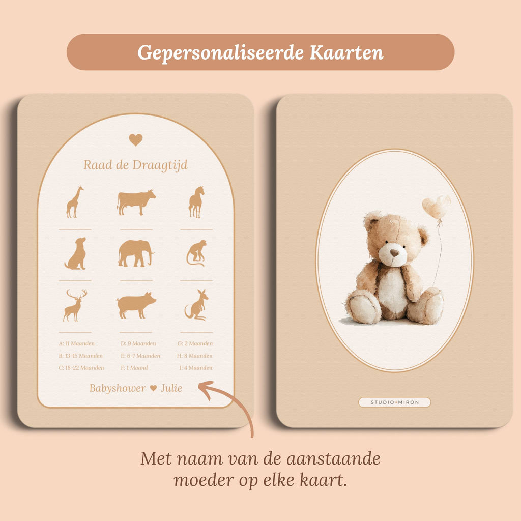 Raad de Draagtijd | Boho Zand met Beertje