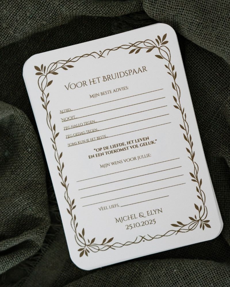 Lord of the Rings Bruiloft | Invulkaarten Fantasy Wedding